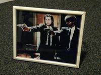 Pulp Fiction Bild mit Rahmen – John Travolta & Samuel L. Jackson Rheinland-Pfalz - Neustadt (Wied) Vorschau