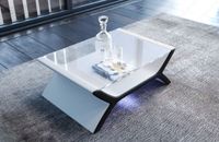 Design Leder Couchtisch Calabria mit optionaler LED Beleuchtung Berlin - Treptow Vorschau