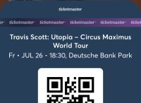 Zwei Tickets Travis Scott Frankfurt 26.7. Sitzplatz Block UR 26B Beuel - Vilich Vorschau