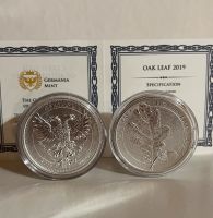 1 oz 999.9 Silber OAK LEAF - 2019 Baden-Württemberg - Kernen im Remstal Vorschau