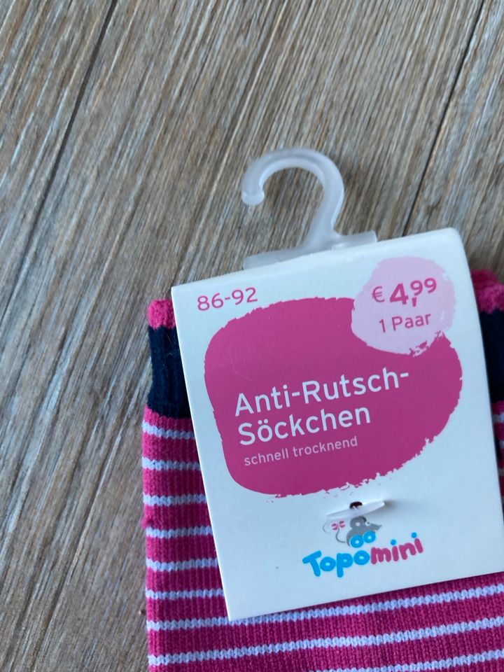 Anti Rutsch Socken 3x dPool Schwimm Bade  schnell trocknend 86/92 in Stendal