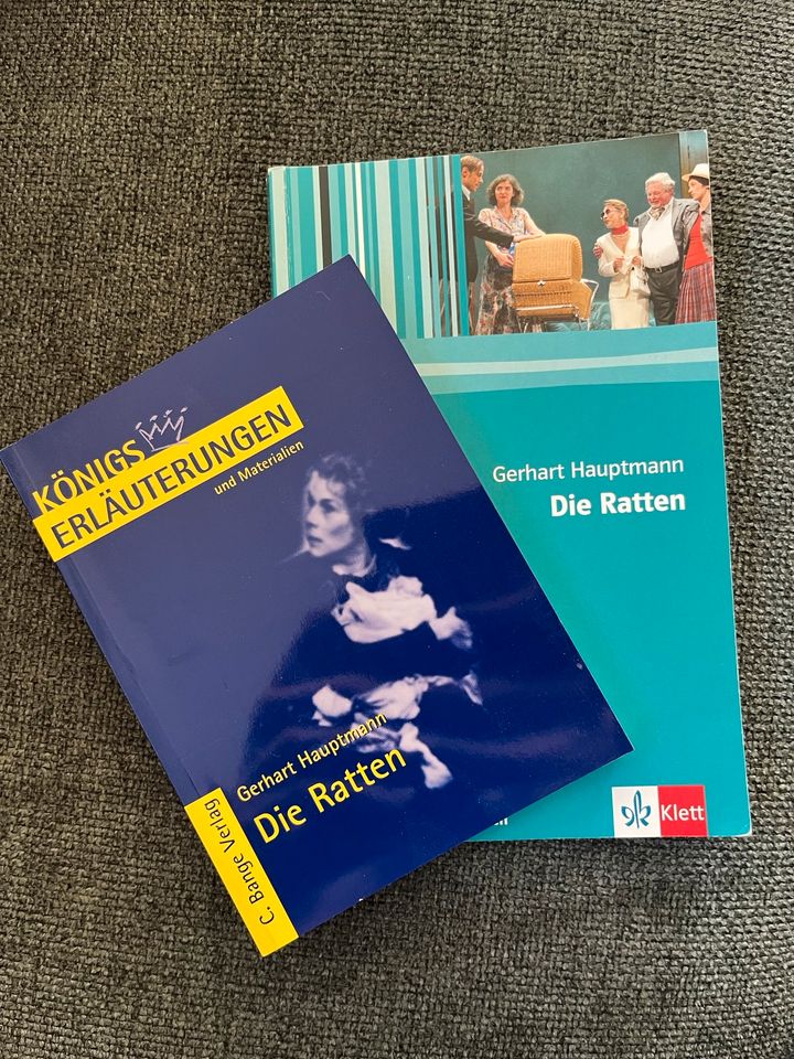 Die Ratten - Gerhart Hauptmann - Literatur für Deutschunterricht in Oldenburg