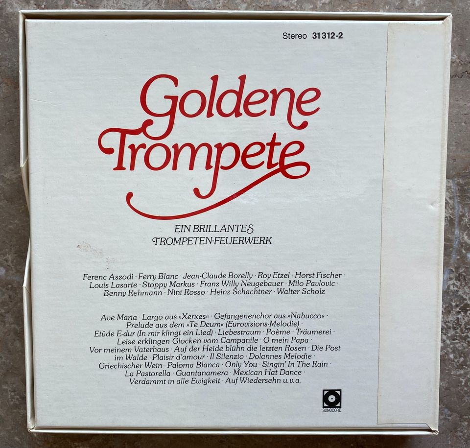 3 MC-Box: Goldene Trompete – sonocord 31 312-2 in Lübeck