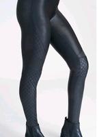 Spanx Leder Optik Leggings SELTEN Quilted gesteppt Moto Biker M Nordfriesland - Husum Vorschau