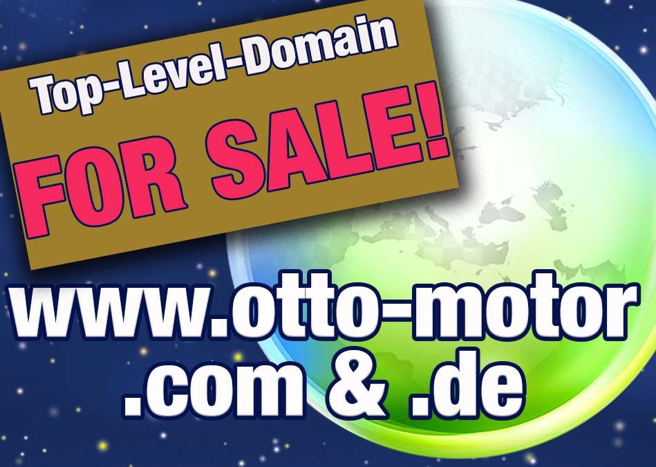 Otto-Motor.de , .org und .com - top Web domain! 3.400 € in Mülheim (Ruhr)