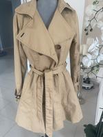 H&M Trenchcoat Mantel Beige Braun 34 36 S XS Niedersachsen - Hammah Vorschau