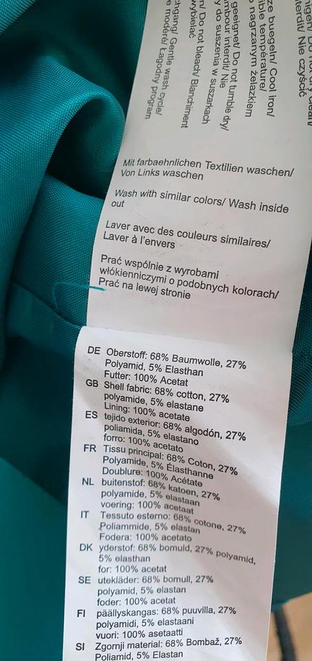 Kleid 36 s'Oliver mit Gürtel Sommerkleid Freizeit Petrol in Essen