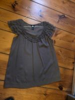 H&M Oberteil Bluse Shirt Hemd Taupe braun 36 S Büro Business neu Berlin - Mitte Vorschau