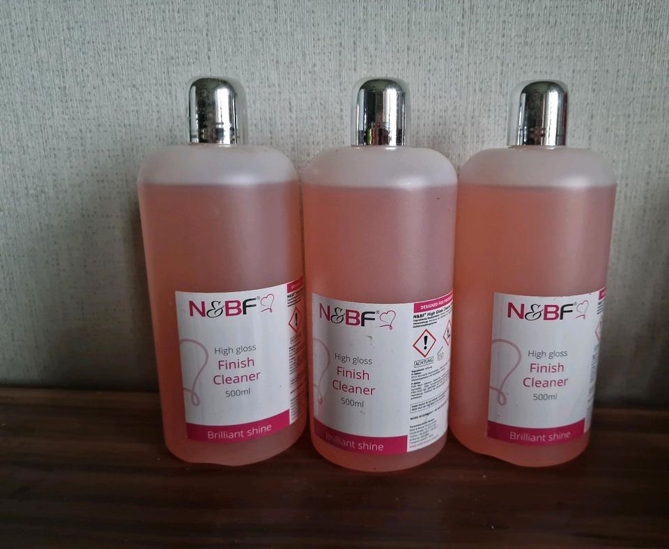 N&BF Nail Cleaner High Gloss Neu 3 stk Nail Art 500 ml in Altenbeken