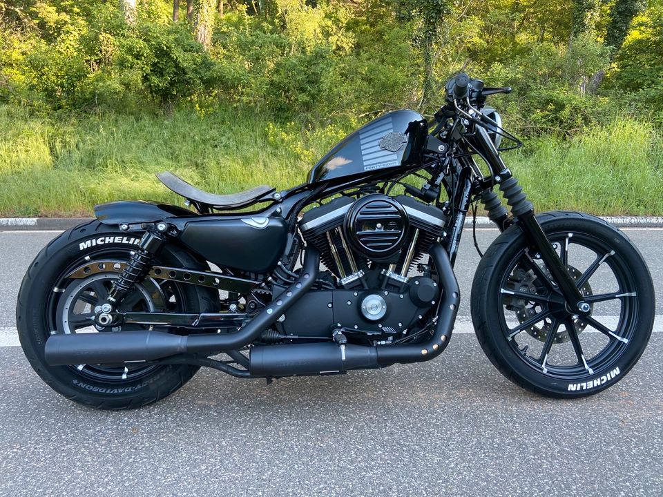 Harley-Davidson Sportster Iron 883 Bobber Kesstech Forty Eight in Weinsheim (Kr Bad Kreuznach)