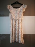 Kleid, Blumen, Rosen, weiß, rosa, 36, clockhouse, Sommerkleid Bayern - Karlstadt Vorschau