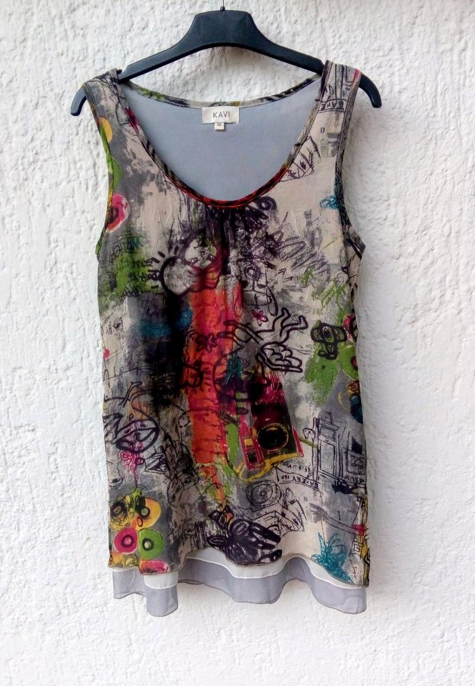 Minikleid Longshirt Sommertop Urlaub bunt Gr.36 in Kaufbeuren