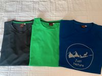 3 JUST NATURE Shirts, Gr. L, 100 % Polyester, grün, schwarz, blau Sendling - Obersendling Vorschau