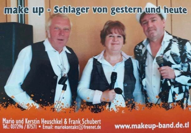 "make up", Musik, Duo, Alleinunterhalter,  Senioren, Feste in Stollberg