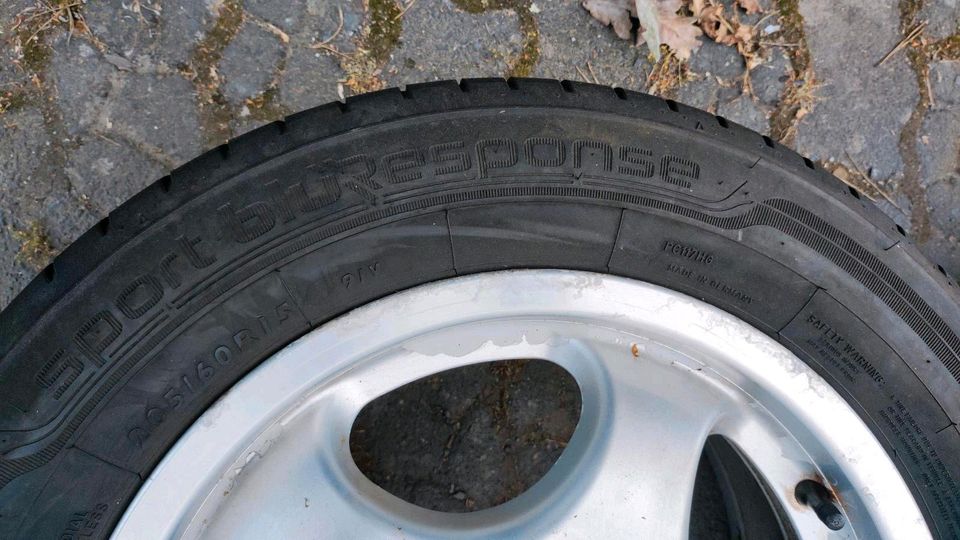 4×205/60R15 Sommerreifen mit Alufelgen in Altenkirchen