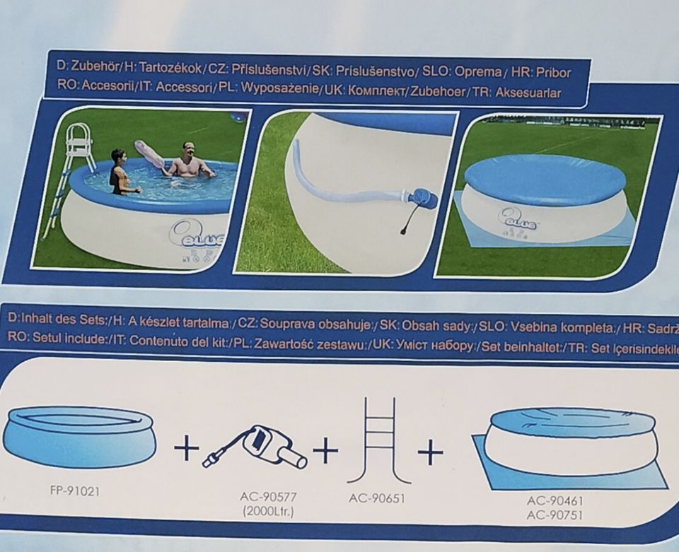 SWIMMINGPOOL | SET mit ZUBEHÖR | 3.60x0.90 | NEU & OVP! in Süßen