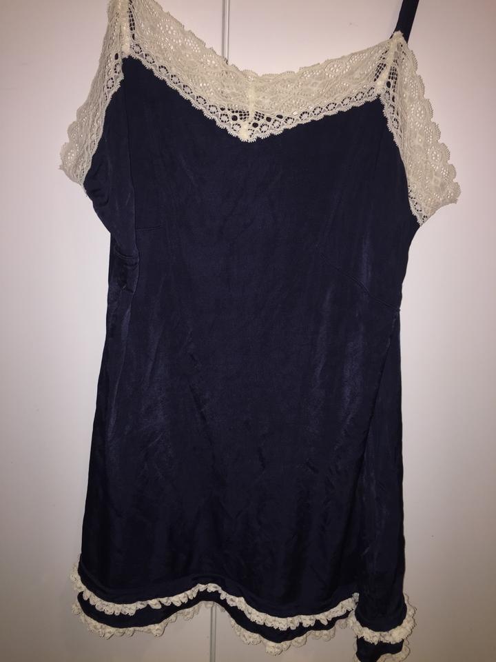 H&M blaues Top im Lingerie Style XL romantische Impressionen in München
