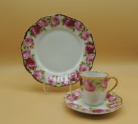 Rosenthal,Cäcilie,Chrysantheme - 3tlg.Mokkagedeck - Jugendstil Wandsbek - Hamburg Eilbek Vorschau