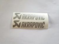 Akrapović Aufkleber, Sticker, silber, NEU Bayern - Eiselfing Vorschau