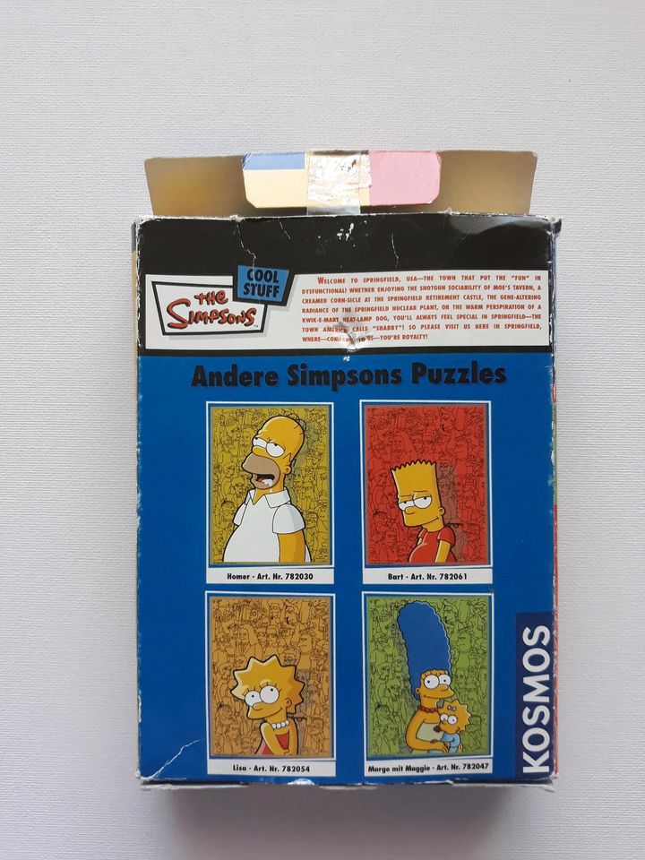 The Simpsons KOSMOS Puzzle 99 Teile Marge mit Maggie in Pforzheim