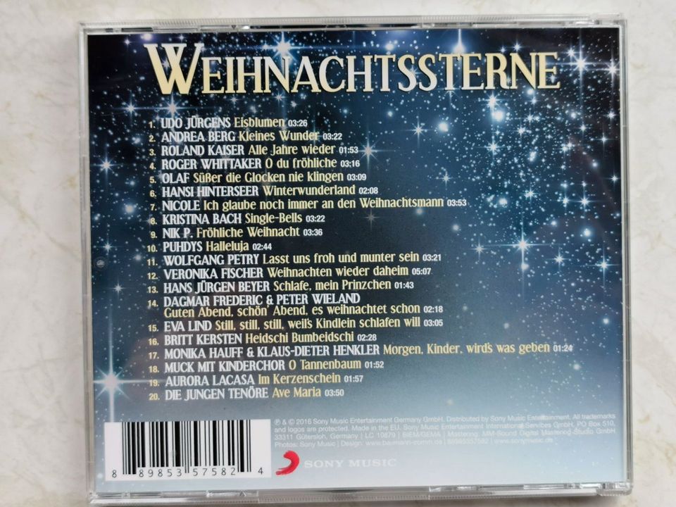 Weihnachten Weihnachts Sterne CD in Windhausen