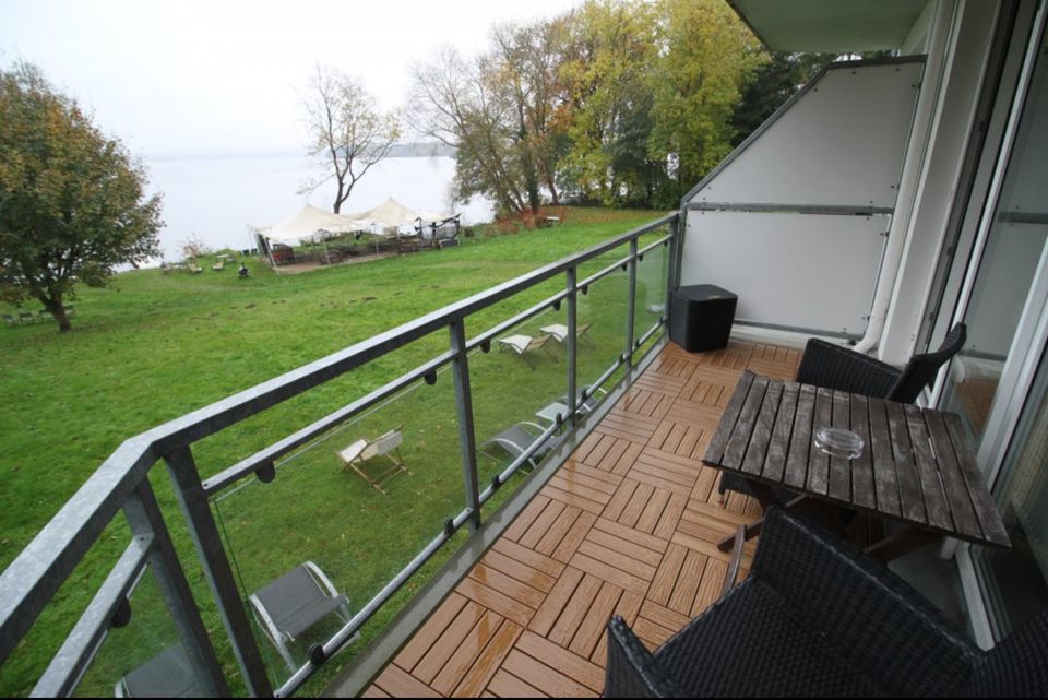 Plöner See - Junior-Suite - Seeblickbalkon - direkter seezugang in Ascheberg