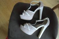 Brautschuhe Vera Blum champagner Gr. 38 Damenschuhe High Heels Hessen - Künzell Vorschau