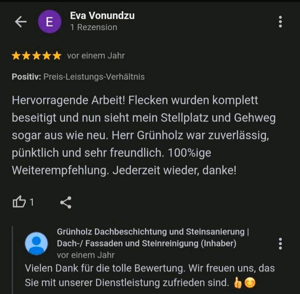 Steinreinigung, Dachreinigung Terrassenreinigung Dachbeschichtung in Düsseldorf