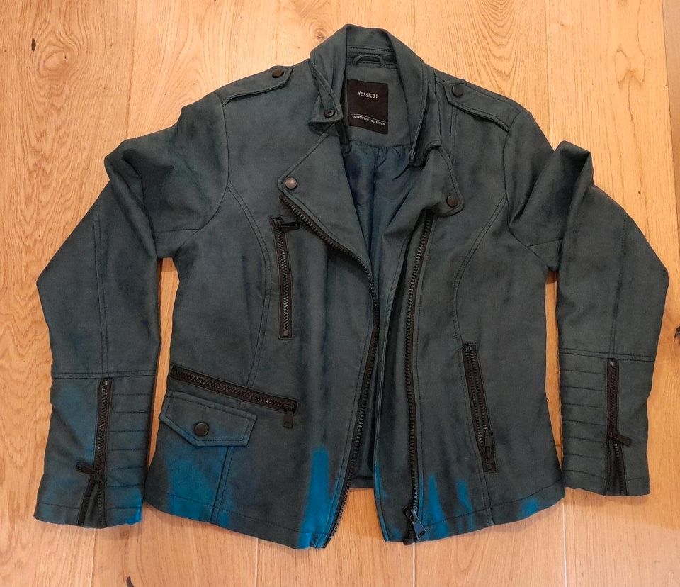 Jacke Gr. 40 Yessica Petrol/Türkis in Mannheim