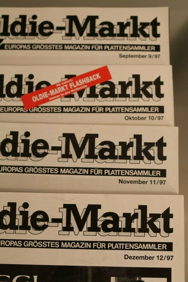 12 Hefte Oldie Markt 1996 PLATTENSAMMLER MAGAZIN Schallplatten in Gröbenzell