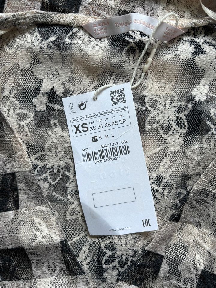 NEU Zara Trafaluc Kleid - XS 34 - Karo Blumen Sommer romantisch in Rödermark