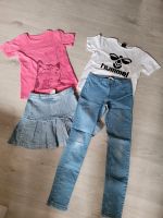 Kleiderpaket: Hummel Shirt/Jakoo Shirt/H&M Jeansrock und Jeans Berlin - Wilmersdorf Vorschau