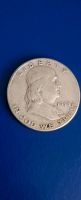 Münze Franklin Silber Halber Dollar 1948 ohne Buchstaben Sachsen-Anhalt - Sandau (Elbe) Vorschau