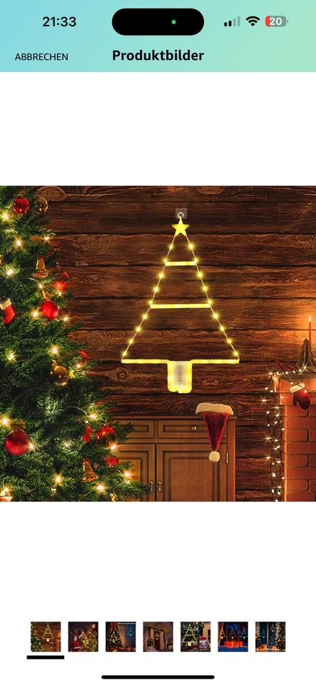 LED Weihnachten Deko mit 50cm Dreiecke Form Weihnachtsbaums in Dessau-Roßlau