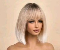 Perücke blond Bob Pony ombrè NEU Sachsen-Anhalt - Kabelsketal Vorschau