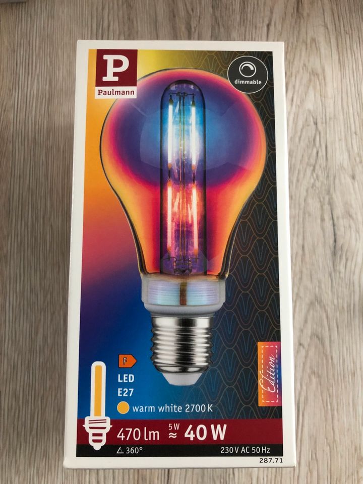 Paulmann LED Birne Fantastic Colours Edition E27 40 Watt in Ulrichstein