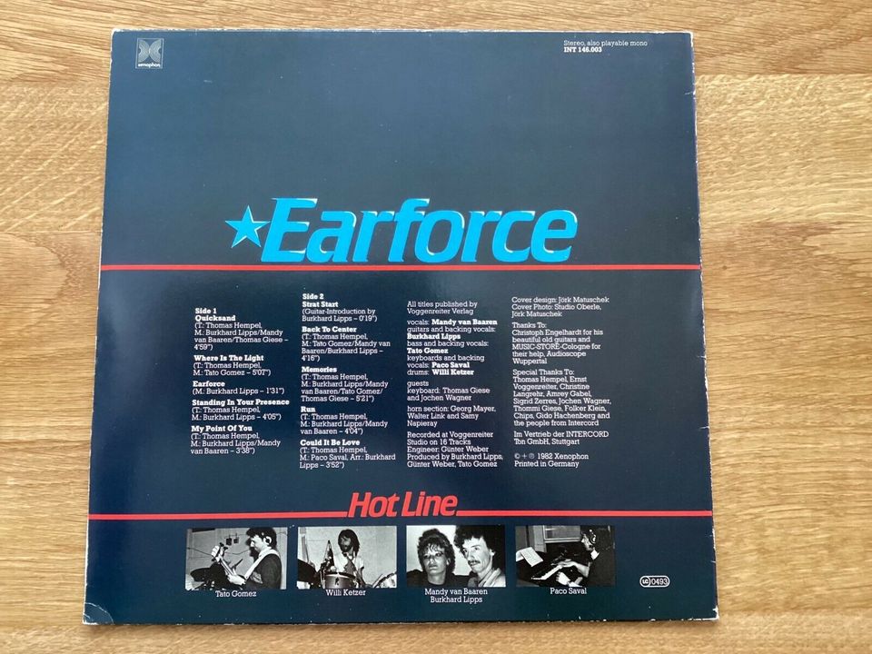Earforce Hot Line LP Vinyl Schallplatte - top Zustand in München