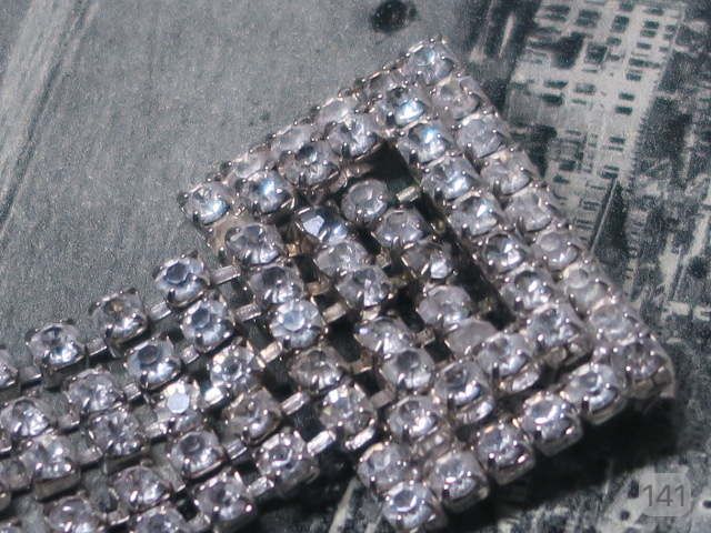 60er JAHRE VINTAGE STRASS KARFUNKEL PENDEL BROSCHE a.a. diamonds in Köln