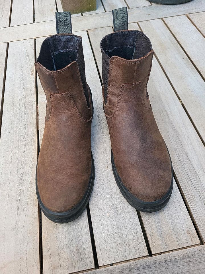 Boots, Marc O'Polo, Gr. 43, braunes Leder in Bremen