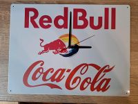 Blechschild Uhr Red Bull & Coca-Cola 30x40 cm Bayern - Metten Vorschau