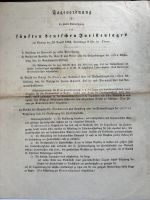 Tagesordnung 5. deutscher Juristentag 29.8.1864 in Braunschweig Niedersachsen - Bardowick Vorschau