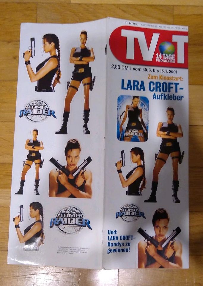 Tomb Raider Film-Poster Angelina Jolie Sticker Screenfun Kasumi in Annaberg-Buchholz