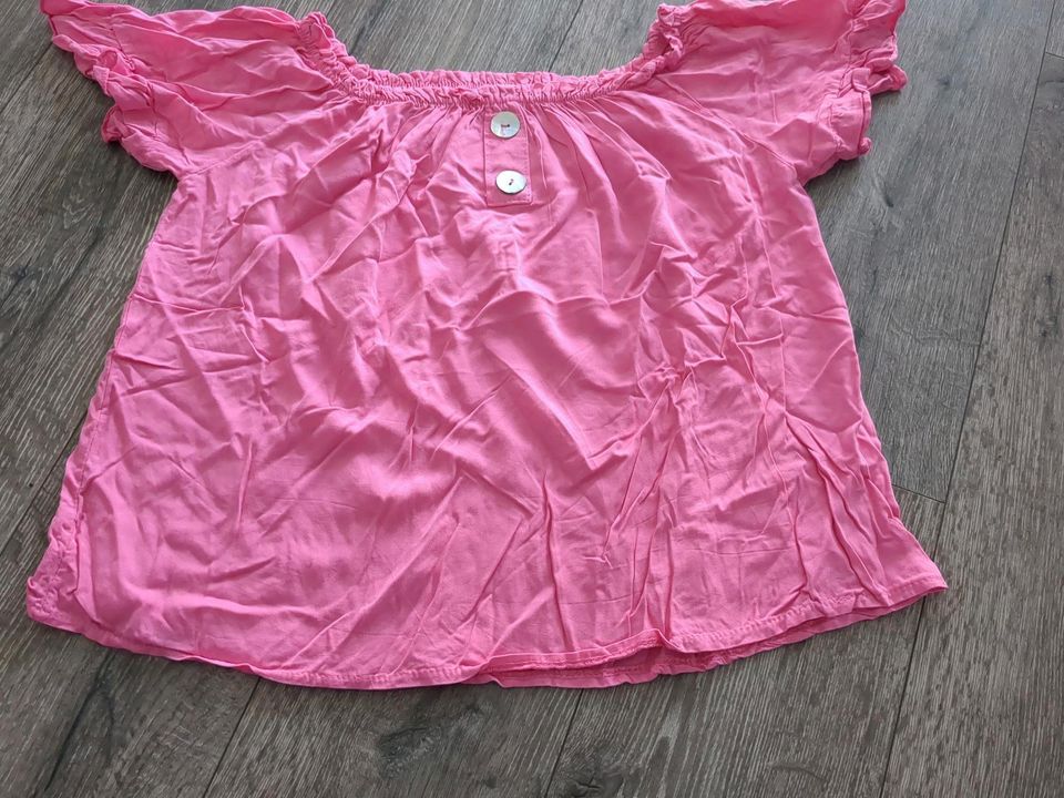 Bluse Top Shirt Gr 40 42 L XL pink Frühling Sommer in Mayen