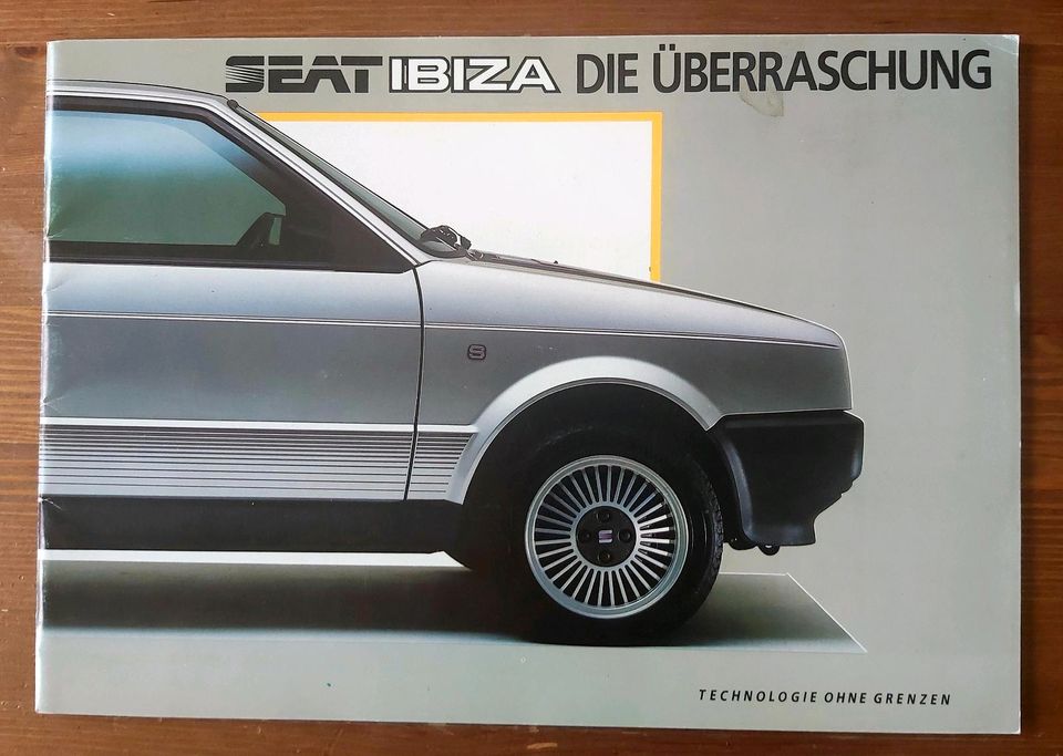 Prospekt Seat Ibiza 1986  Österreich in Hildesheim