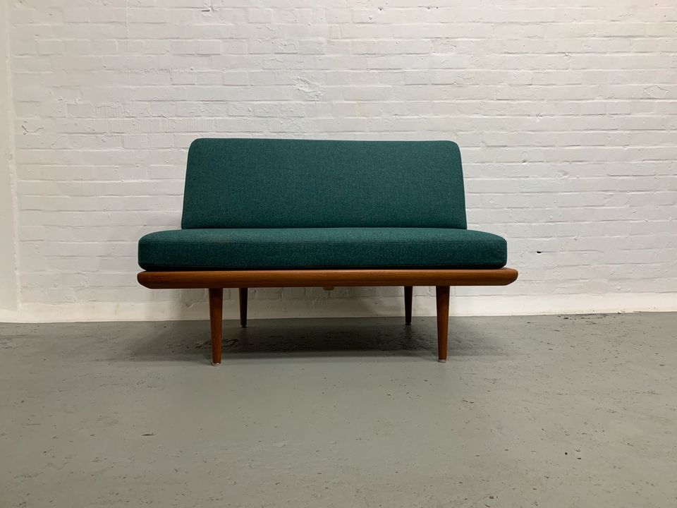 ◤ Daybed Teak Holz Peter Hvidt Couch vintage Sofa Sessel Stuhl 60er minerva 50er Danish Sessel Bett Stuhl Dänisch Design Retro mid Century 70er in Berlin