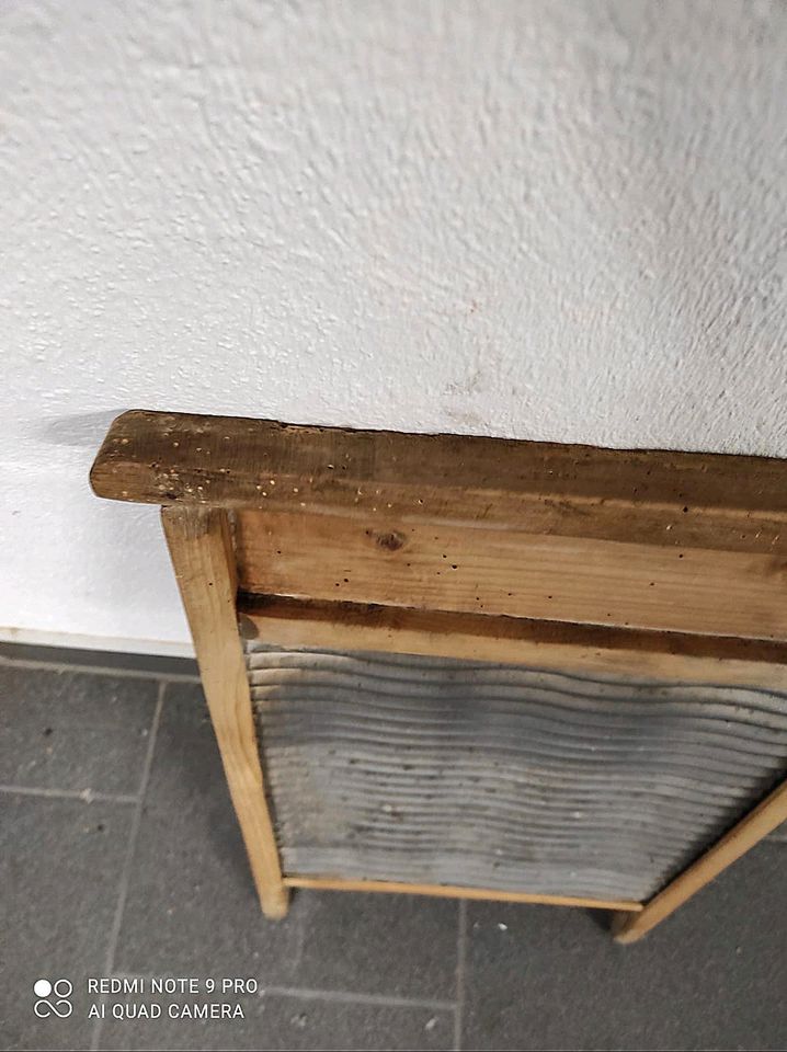 Waschbrett aus Kriegszeiten antik shabby chic in Dermbach