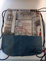 Turnbeutel Rucksack London Handmade Nordrhein-Westfalen - Nettetal Vorschau