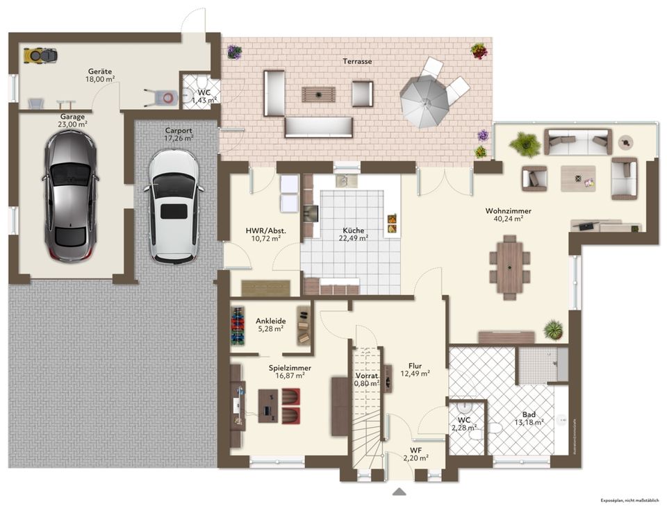 Zuhause ist da, wo man sich rundum wohl fühlt! Modernes Wohnen im Grünen: Energieeffizientes Traumhaus in Neusustrum! *Provisionsfrei für den Käufer in Sustrum