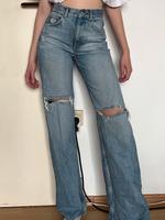 Weite Ripped Jeans Hell Pull&Bear Hessen - Eppstein Vorschau