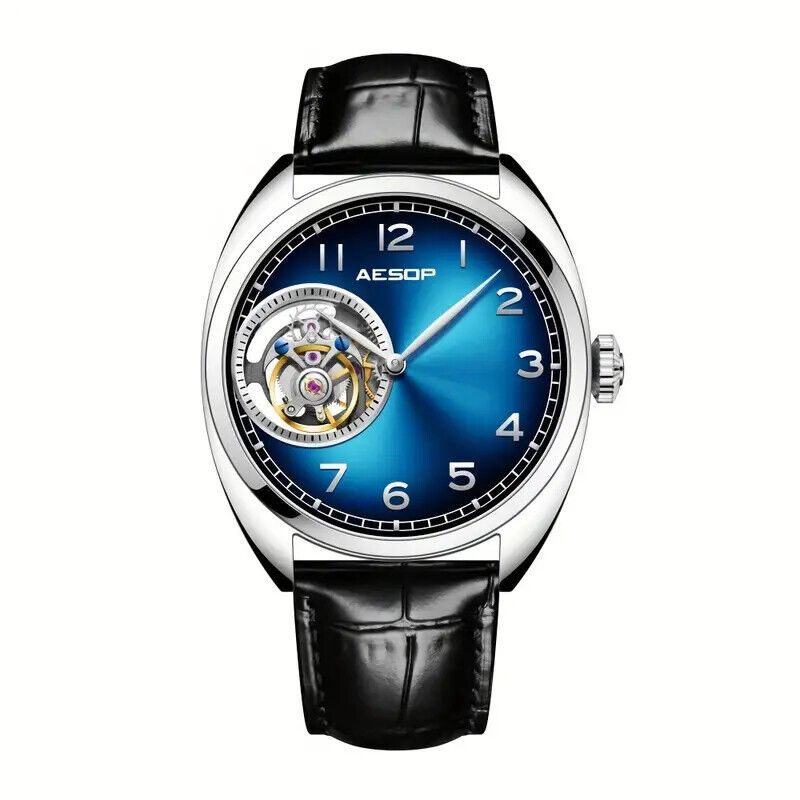 Aesop Tourbillon Herren-Skelettarmbanduhr: Mechanisch, Handaufzug in Hünfeld